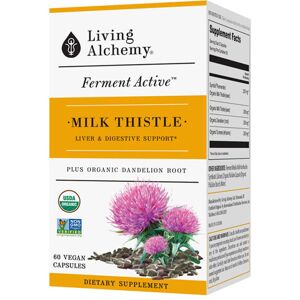 Living Alchemy Milk Thistle - Liver Support, Detox, 60 Capsules Living Alchemy Milk Thistle - Liver Support, Detox, 60 Capsules