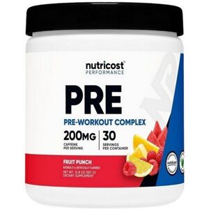 Preworkout Complex Fruit Punch 30 Serving By Nutricost Preworkout Complex Fruit Punch 30 Serving By Nutricost