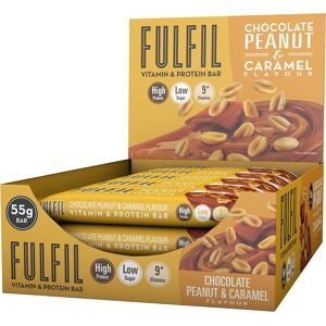 Fulfil Vitamin And Protein Bar (15 X 55 G Bars) - Chocolate Peanut & Caramel Uk Fulfil Vitamin And Protein Bar (15 X 55 G Bars) - Chocolate Peanut & Caramel Uk