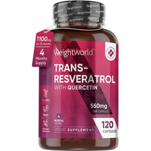 Comfort Click Ltd Trans-Resveratrol With Quercetin - 1100mg Per 2 Capsules - 120 High-Strength Cap Comfort Click Ltd Trans-Resveratrol With Quercetin - 1100mg Per 2 Capsules - 120 High-Strength Cap
