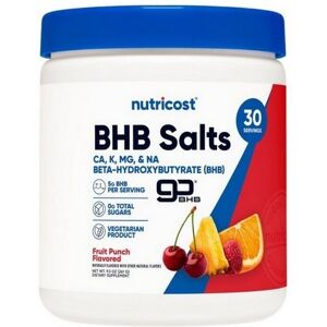 Nutricost Ketone Bhb 4-In-1 Powder Fruit Punch 30 Serving Nutricost Ketone Bhb 4-In-1 Powder Fruit Punch 30 Serving