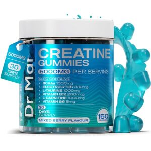 Dr Mar 150 Creatine Gummies 5000mg Infused With Electrolytes + Amino Acids + Vitamin Dr Mar 150 Creatine Gummies 5000mg Infused With Electrolytes + Amino Acids + Vitamin