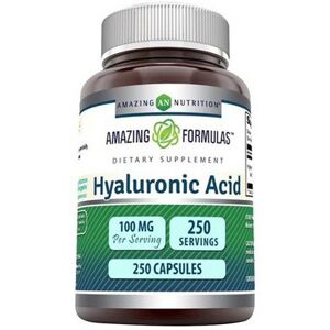 Amazing Nutrition Amazing Formulas Hyaluronic Acid 250 Caps 100 Mg Amazing Nutrition Amazing Formulas Hyaluronic Acid 250 Caps 100 Mg