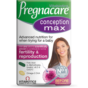 Vitabiotics Pregnacare Conception Max, Fertility And Conception Support Vitamin Tablets For Vitabiotics Pregnacare Conception Max, Fertility And Conception Support Vitamin Tablets For