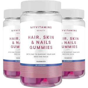 Myvitamins Hair Skin Nails Beauty Supplement Zinc Blueberry Pack 3 X 60 Gummies Myvitamins Hair Skin Nails Beauty Supplement Zinc Blueberry Pack 3 X 60 Gummies