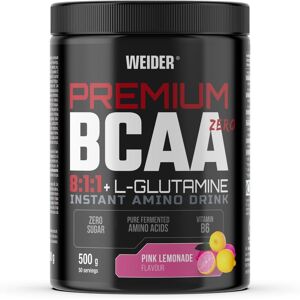 Weider Premium Bcaa 8:1:1+l-Glutamine (500g) Pink Lemonade Flavour, Recovery Combinati Weider Premium Bcaa 8:1:1+l-Glutamine (500g) Pink Lemonade Flavour, Recovery Combinati