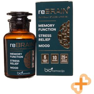 Rebrain Memory Function Stress Relief Mood Support Supplement 60 Capsules Rebrain Memory Function Stress Relief Mood Support Supplement 60 Capsules