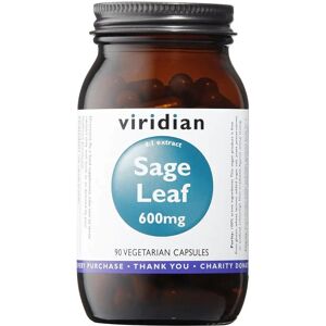 Viridian Sage Leaf Extract - 90 x 600mg Vegicaps - Herbal Supplement Viridian Sage Leaf Extract - 90 x 600mg Vegicaps - Herbal Supplement