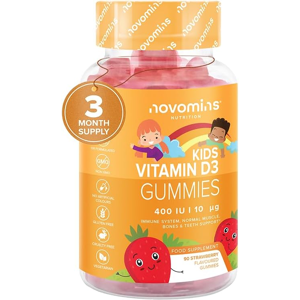 Novomins Kids Vitamin D - 3 Month Supply - Kids Vitamins – Vitamin D Gummies – 90 Chewabl Novomins Kids Vitamin D - 3 Month Supply - Kids Vitamins – Vitamin D Gummies – 90 Chewabl