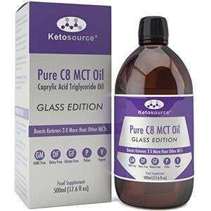 Ketosource Pure C8 Mct Oil Glass Bottle Boosts Ketones 4x Versus Other Mcts Highest Ketosource Pure C8 Mct Oil Glass Bottle Boosts Ketones 4x Versus Other Mcts Highest