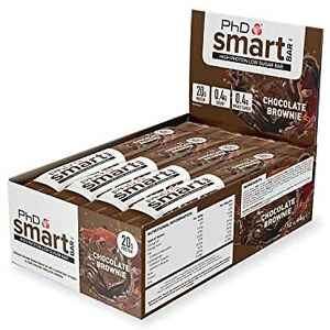 Phd Nutrition Phd Smart Bar High Protein Low Sugar Chocolate Coated Snack Dark Chocolate Brow Phd Nutrition Phd Smart Bar High Protein Low Sugar Chocolate Coated Snack Dark Chocolate Brow