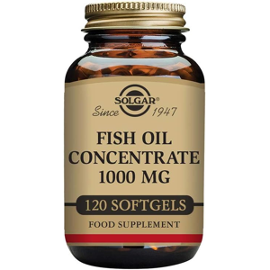 Solgar Fish Oil Concentrate 1000 Mg Softgels - Pack Of 120 - Supports Normal Fun Solgar Fish Oil Concentrate 1000 Mg Softgels - Pack Of 120 - Supports Normal Fun