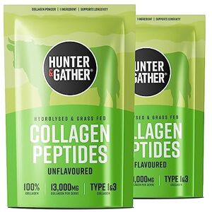 Hunter & Gather Bovine Collagen Powder Twin Pack Pure Unflavoured Premium Hunter & Gather Bovine Collagen Powder Twin Pack Pure Unflavoured Premium