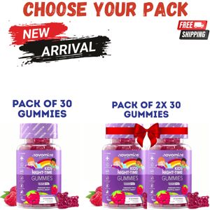 Novomins Kids Sleep Gummies - Magnesium & L-Theanine - Vegan, Gluten-Free - Ages 3+ Uk Novomins Kids Sleep Gummies - Magnesium & L-Theanine - Vegan, Gluten-Free - Ages 3+ Uk