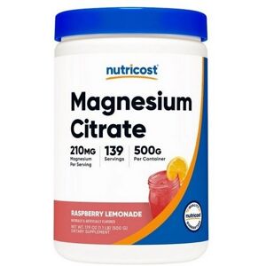 Undisclosed Magnesium Citrate Powder Raspberry Lemonade 500 Grams By Nutricost Undisclosed Magnesium Citrate Powder Raspberry Lemonade 500 Grams By Nutricost