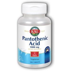 Pantothenic Acid 1,000 Mg 100 Tabs By Kal Pantothenic Acid 1,000 Mg 100 Tabs By Kal