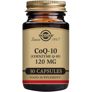 Solgar Coq-10 (Coenzyme Q-10) 120mg Vegetable Capsules - Pack Of 30 - Helps Redu Solgar Coq-10 (Coenzyme Q-10) 120mg Vegetable Capsules - Pack Of 30 - Helps Redu