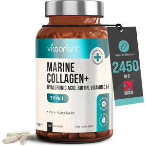 Does Not Apply Pure Marine Collagen Capsules With Hyaluronic Acid Vitamin C, 2450mg 120 Collage Does Not Apply Pure Marine Collagen Capsules With Hyaluronic Acid Vitamin C, 2450mg 120 Collage