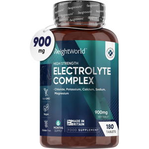 Weightworld Electrolyte Tablets - 6 Months Supply - 180 Vegan Tablets With Sodium, Magnesium Weightworld Electrolyte Tablets - 6 Months Supply - 180 Vegan Tablets With Sodium, Magnesium