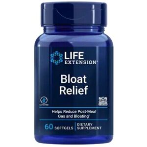Life Extension Bloat Relief - 60 Softgels - Digestive Support Life Extension Bloat Relief - 60 Softgels - Digestive Support