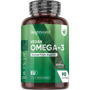 Comfort Click Ltd *o Vegan Omega 3 Capsules (Softgels) - 2000mg Per Serving - 90 Softgels (45 Days Comfort Click Ltd *o Vegan Omega 3 Capsules (Softgels) - 2000mg Per Serving - 90 Softgels (45 Days