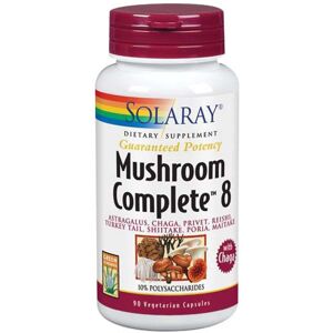 Solaray Mushroom Complete 8 - Dietary Supplement with Chaga, Reishi, Turkey Tail Solaray Mushroom Complete 8 - Dietary Supplement with Chaga, Reishi, Turkey Tail