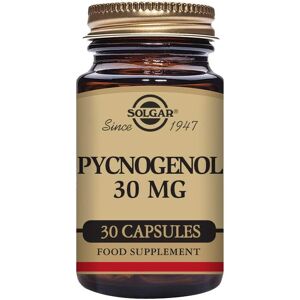 Solgar Pycnogenol 30 Mg Vegetable Capsules - Pack Of 30 - Improves Vitamin C Abs Solgar Pycnogenol 30 Mg Vegetable Capsules - Pack Of 30 - Improves Vitamin C Abs