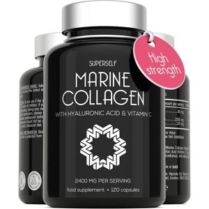 Superself Marine Collagen Capsules 2200mg - With Hyaluronic Acid & Vitamin C - High Stren Superself Marine Collagen Capsules 2200mg - With Hyaluronic Acid & Vitamin C - High Stren