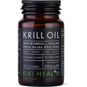 Kiki Health Krill Oil Capsules High Strength 590mg - Naturally Rich In Long-Chai Kiki Health Krill Oil Capsules High Strength 590mg - Naturally Rich In Long-Chai