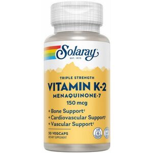 Solaray Vitamin K-2 Menaquinone-7 150 mcg - Vitamin K2 supplement Solaray Vitamin K-2 Menaquinone-7 150 mcg - Vitamin K2 supplement