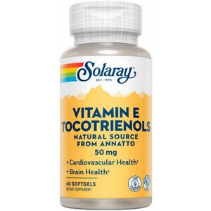 Vitamin E Tocotrienols 60 Softgels 50 Mg By Solaray Vitamin E Tocotrienols 60 Softgels 50 Mg By Solaray