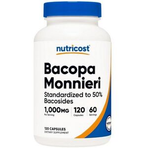 Nutricost Bacopa 120 Capsules - Supports Cognitive Function Nutricost Bacopa 120 Capsules - Supports Cognitive Function