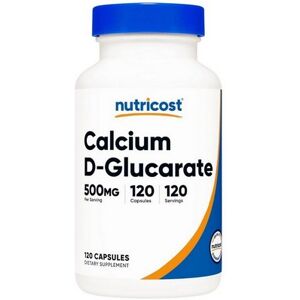 Calcium D-Glucarate Capsules 500 Mg 120 Count By Nutricost Calcium D-Glucarate Capsules 500 Mg 120 Count By Nutricost