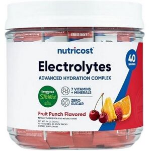 Nutricost Electrolytes Hydration Complex Stickpacks Fruit Punch 4 Nutricost Electrolytes Hydration Complex Stickpacks Fruit Punch 4