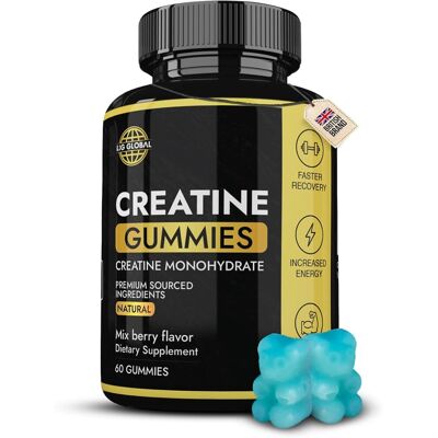 Lig Global Premium Creatine Gummies – 4500 Mg Creatine Monohydrate Per Serving – Lab V Lig Global Premium Creatine Gummies – 4500 Mg Creatine Monohydrate Per Serving – Lab V