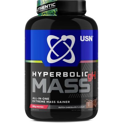 Usn Hyperbolic Mass Dutch Chocolate 2kg: High Calorie Mass Gainer Protein Powde Usn Hyperbolic Mass Dutch Chocolate 2kg: High Calorie Mass Gainer Protein Powde
