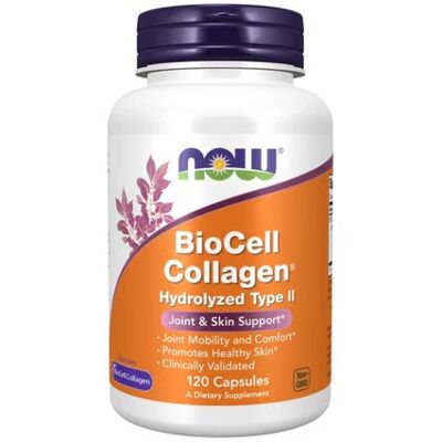 NOW Foods BioCell Collagen Hydrolyzed Type II - Joint & Skin Support NOW Foods BioCell Collagen Hydrolyzed Type II - Joint & Skin Support