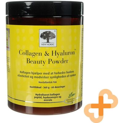 New Nordic Collagen & Hyaluron Beauty Powder - Skin, Hair & Nails - Dietary Supplement New Nordic Collagen & Hyaluron Beauty Powder - Skin, Hair & Nails - Dietary Supplement