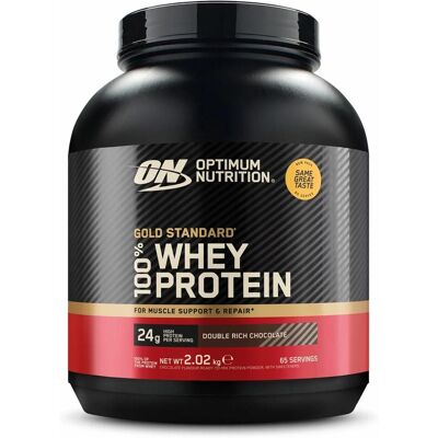 Optimum Nutrition Gold Standard Double 100% Whey Protein Chocolate Pack 2.02kg Optimum Nutrition Gold Standard Double 100% Whey Protein Chocolate Pack 2.02kg