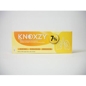 *o Knoxzy Sterile Hypertonic Saline Solution 7% - Vials For Inhalation - 48 X 4m *o Knoxzy Sterile Hypertonic Saline Solution 7% - Vials For Inhalation - 48 X 4m