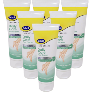 6 X 75ml Scholl Daily Care Foot Cream For Normail To Dry Skin 6 X 75ml Scholl Daily Care Foot Cream For Normail To Dry Skin