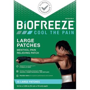 Biofreeze Menthol Pain Relieving 15 Patches Biofreeze Menthol Pain Relieving 15 Patches