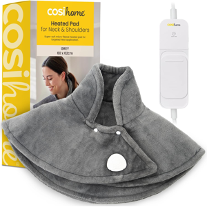 Cosi Home Electric Heat Pad For Neck Pain Relief & Shoulder Pain Relief - 3 Heat Cosi Home Electric Heat Pad For Neck Pain Relief & Shoulder Pain Relief - 3 Heat