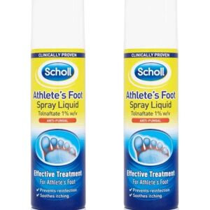 Dr. Scholl'S Scholl Athlete'S Foot Spray Antifungal Treatment For Foot Odour 150ml X 2 Dr. Scholl'S Scholl Athlete'S Foot Spray Antifungal Treatment For Foot Odour 150ml X 2