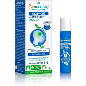 Puressentiel Roll-On Headaches Essential Oils 9, 5 Ml Natural Aromatherapy Puressentiel Roll-On Headaches Essential Oils 9, 5 Ml Natural Aromatherapy