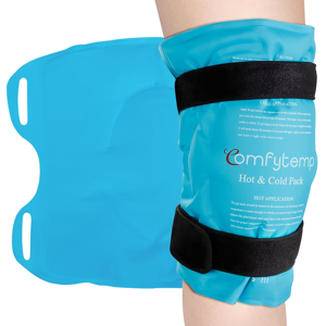 Does Not Apply Flexible Knee Ice Pack Wrap, Reusable Gel Cold Pack For Knee Pain Relief, Hot & Does Not Apply Flexible Knee Ice Pack Wrap, Reusable Gel Cold Pack For Knee Pain Relief, Hot &