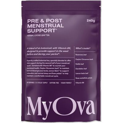 Myova Pre & Post Menstrual Support Tea - Period Pain Relief Tea - Hormone Balan Myova Pre & Post Menstrual Support Tea - Period Pain Relief Tea - Hormone Balan