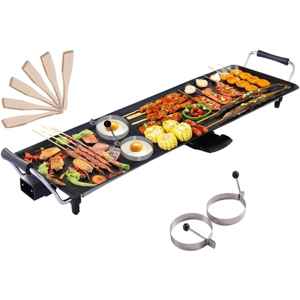 Does Not Apply Electric Teppanyaki Table Grill, Bbq Griddle Non-Stick Barbecue Hot Plate With Does Not Apply Electric Teppanyaki Table Grill, Bbq Griddle Non-Stick Barbecue Hot Plate With