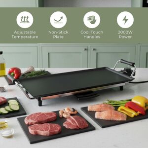Melissa 50cm Large Electric Teppanyaki Table Top Grill Griddle Bbq Hot Plate Melissa 50cm Large Electric Teppanyaki Table Top Grill Griddle Bbq Hot Plate