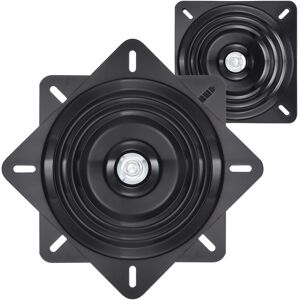 Uxcell 2 Pack Bar Stool Swivel Plate Chair Replacement Plate Steel 10-Inch Length Black Uxcell 2 Pack Bar Stool Swivel Plate Chair Replacement Plate Steel 10-Inch Length Black